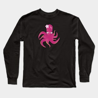 Octopus Funny Crazy Long Sleeve T-Shirt